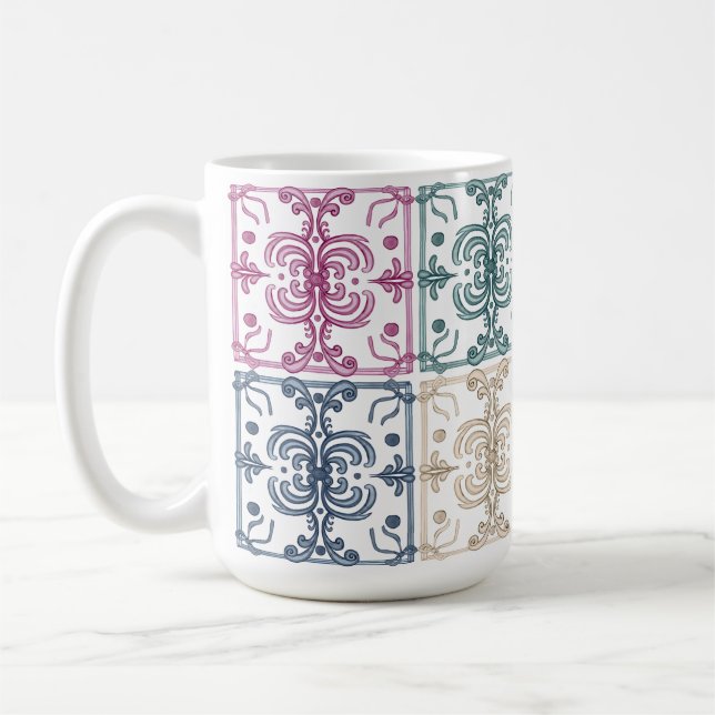 Multicolor Tiles Kaffeetasse (Links)