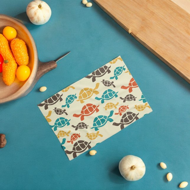 Multicolor Tortoise Geschirrtuch (Kitchen Towel)