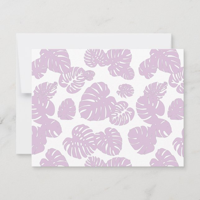 Multicolor Tropical Blätter 10 Mitteilungskarte (Vorderseite)