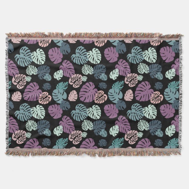 Multicolor Tropical Blätter 5 Decke (Vorderseite)