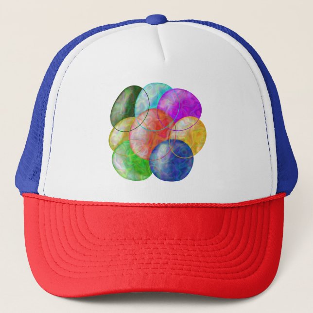 Multicolor Truckerkappe (Vorderseite)