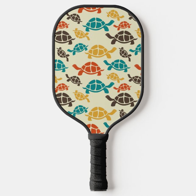 Multicolor Turtle Pickleball Schläger (Vorderseite)
