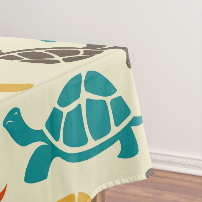 Multicolor Turtle Tischdecke (Beispiel)