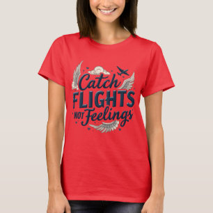 Multicolor Typografy T - Shirt für Reisende