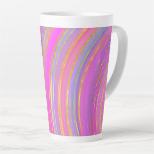 Multicolor und Gold Milchtasse