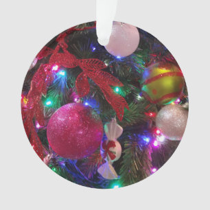 Multicolor Weihnachtsbaum Bunter Urlaub Ornament