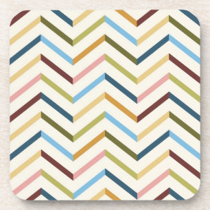 MultiColor Zickzack Untersetzer