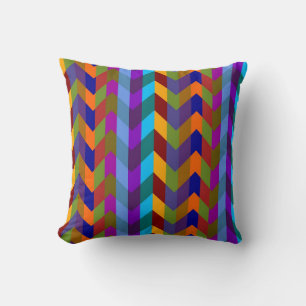 Multicolor Zickzack Zigzag Kissen