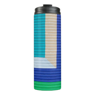 Multicolored abstract painting thermosbecher