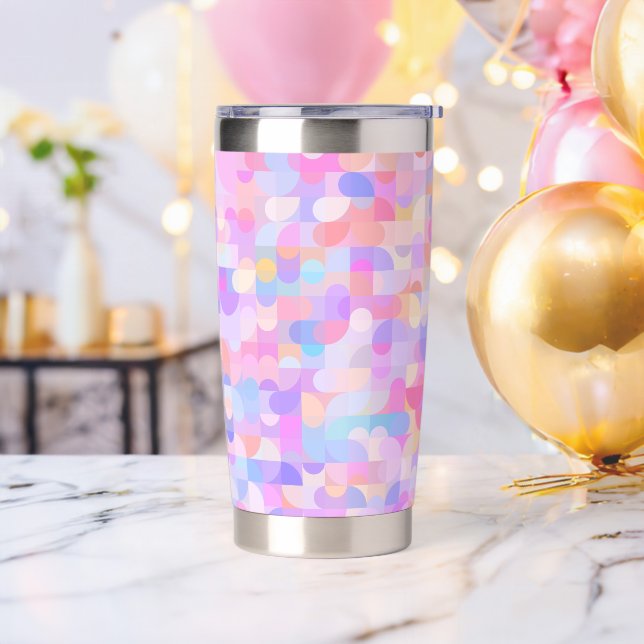 Multicolored Boho Pattern Thermobecher (Bachelor Party)