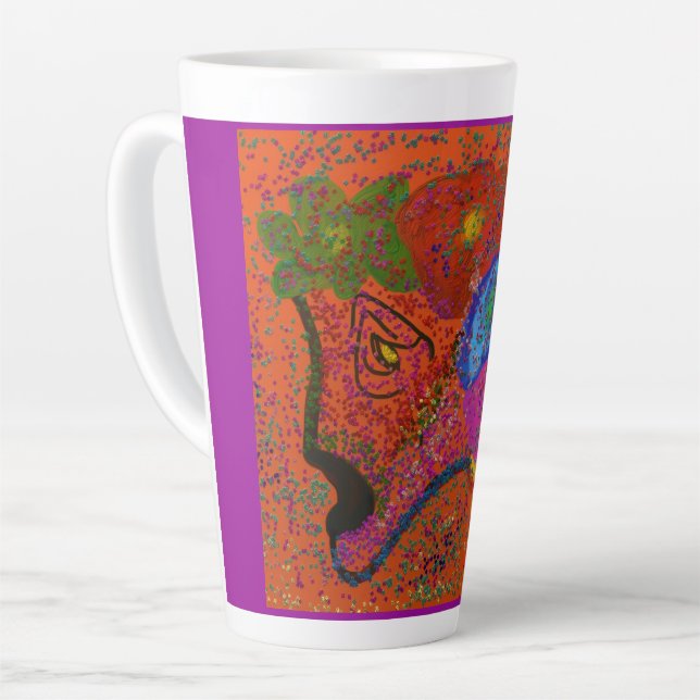 Multicolored Fish Pattern  Milchtasse (Linke Ecke)