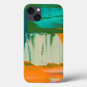 Multicolored Free Expression Painting iPhone 13 Hülle