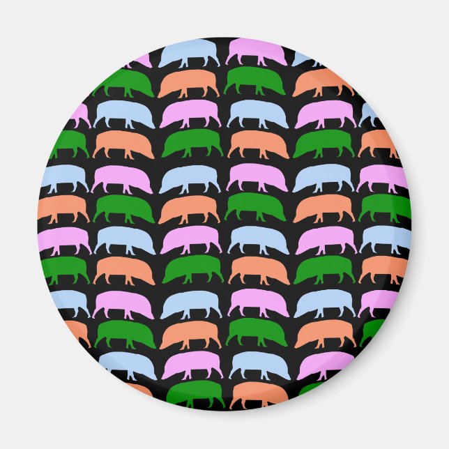 Multicolored Hogs Magnet (Vorne)