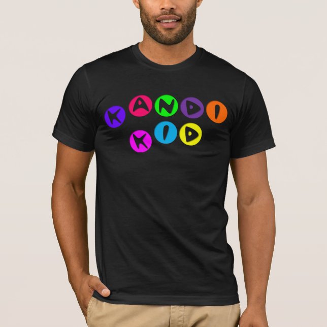 Multicolored Kandi Kid T-Shirt (Vorderseite)