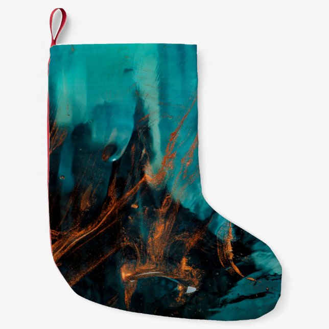 MULTICOLORED PAINING KLEINER WEIHNACHTSSTRUMPF (Vorderseite)