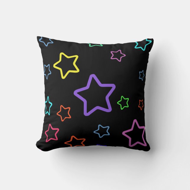 Multicolored Starry Night Kissen (Vorderseite)