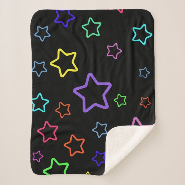 Multicolored Starry Night Sherpadecke (Vorderseite)