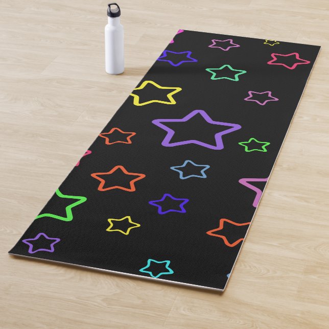 Multicolored Starry Night Yogamatte (Beispiel)