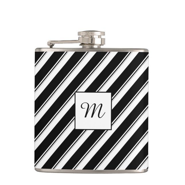 Multicolored Stripes Flachmann (Vorderseite)