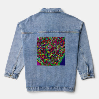 Multicolored Tree Between Worlds Jeansjacke