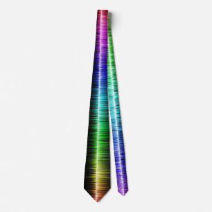 Multicoloured Sound Wave Necktie Krawatte