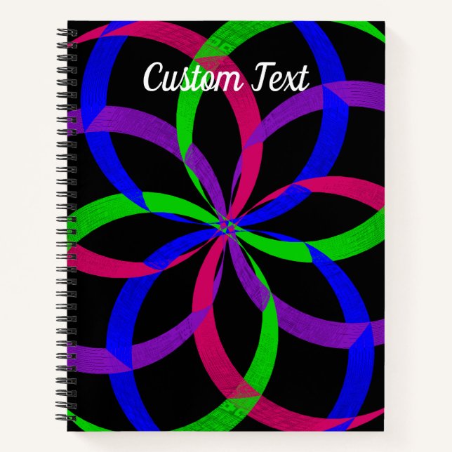 Multicore-Abbildung 8 Spiral-Notebook Notizbuch (Vorderseite)