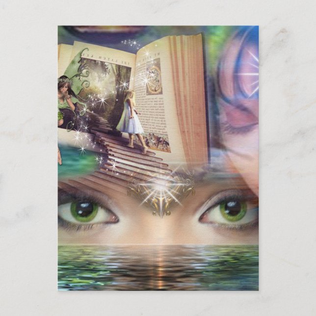 Multidimensionale Welten Postkarte (Vorderseite)