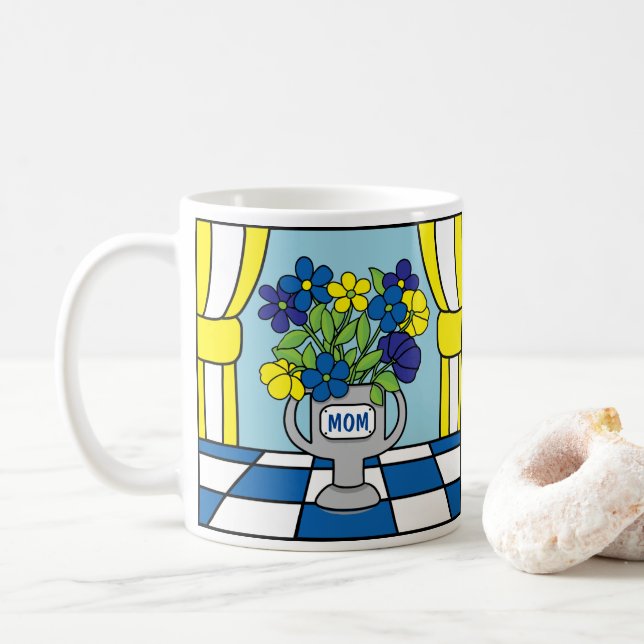 Multidoerist auf klassisch-weißer Tasse (Mit Donut)