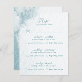 Multiereignis unter Wasser Whimsischer Aquarellstr RSVP Karte