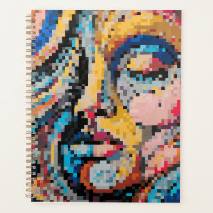 Multifarbene Pixelkreation Planer