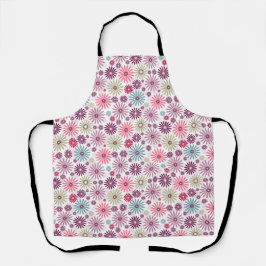 Multifarbige ethnische pastellfarbene Blumen nahtl Schürze