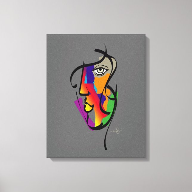 Multikulturelle Frau Leinwanddruck (Vorderseite)