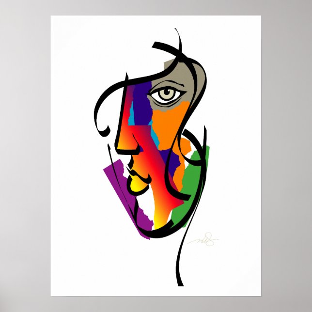 Multikulturelle Frau Poster (Vorne)