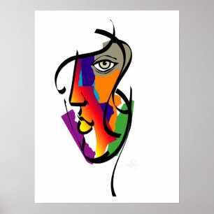 Multikulturelle Frau Poster