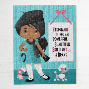 Multikulturelle Schönheit und Brave Girl Jigsaw Pu Puzzle