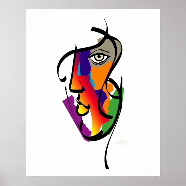 Multikulturelle weibliche Printwerbung Poster (Vorne)