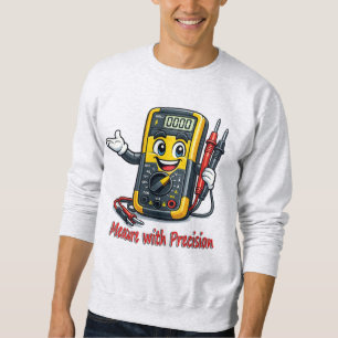 Multimeter Cartoon Maßnehmen Mit Präzision Sweatsh Sweatshirt