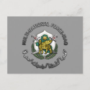 Multinationale Truppe - Irak Postkarte