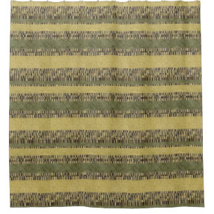 Multipatterned Platten-Malerei Duschvorhang