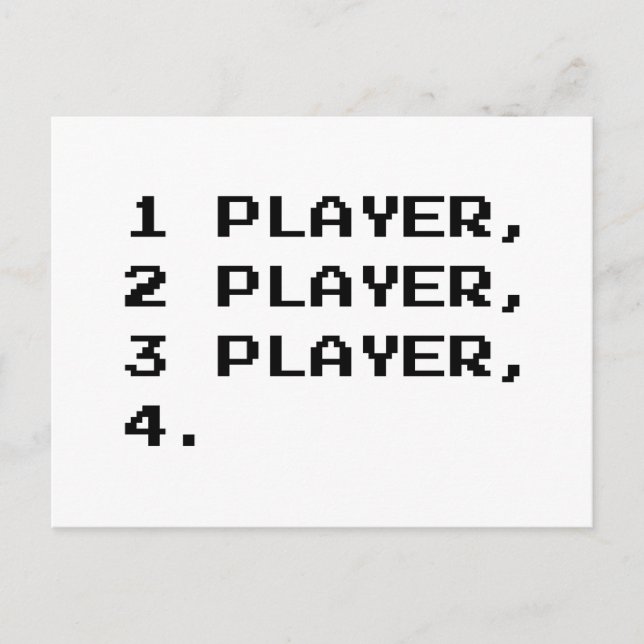 MULTIPLAYER POSTKARTE (Vorderseite)