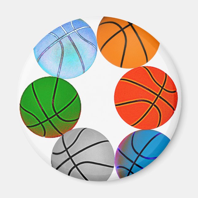Multiple Basketball Magnet (Vorne)