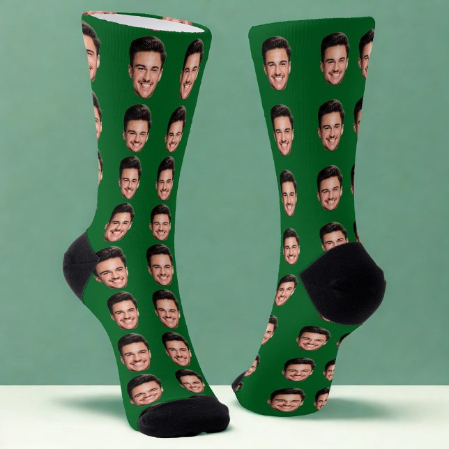 Multiple Face Personalized Socks, Add Your Image  Socken (Von Creator hochgeladen)