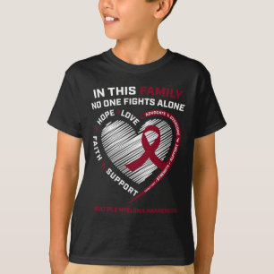 Multiple Myelom Awareness Sister Vater Blutanzunge T-Shirt