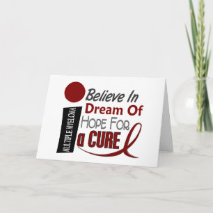 Multiple Myeloma BELIEVE DREAM HOPE Karte