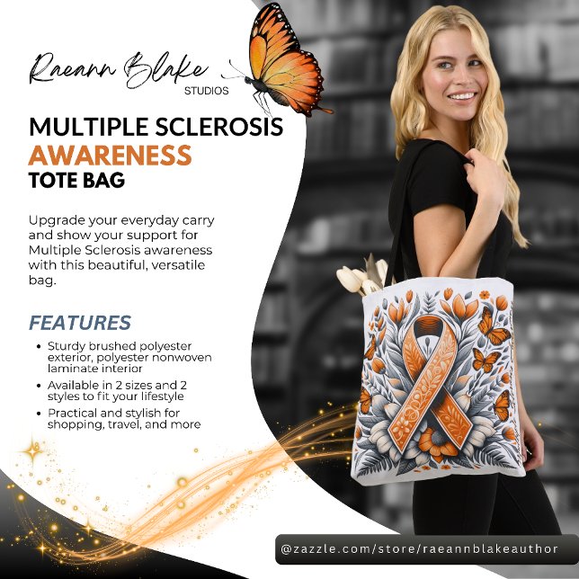 Multiple Sclerosis Awareness Tote Bag (Von Creator hochgeladen)