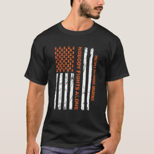 Multiple Sklerose Awareness Frau American Flag 1 T-Shirt