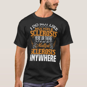 Multiple Sklerose Awareness Frau Orange Ribbon Wom T-Shirt