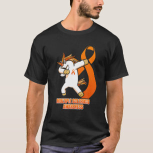 Multiple Sklerose Awareness MS Survivor Unicorn W T-Shirt