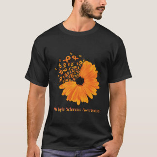 Multiple Sklerose Awareness Ribbon Blume Hope T-Shirt