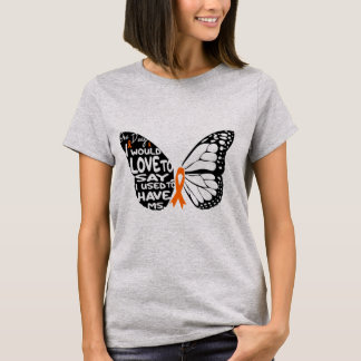 Multiple Sklerose Awareness, Schmetterling band  T-Shirt